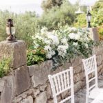 The natural scents in the air add a special touch to the wedding atmosphere.